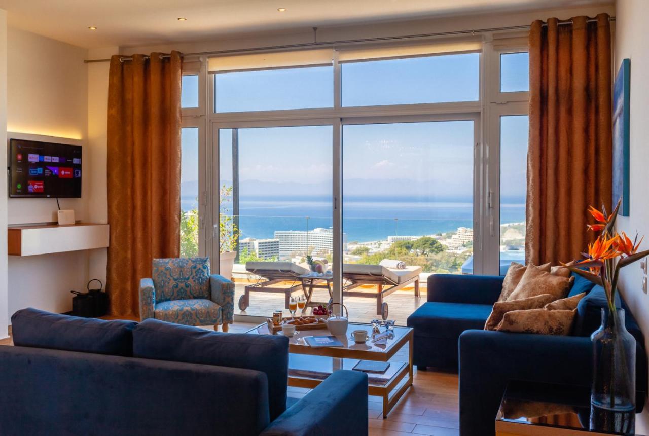 Flyviewflatsgold Privatehottub With Seaview Apartment Ixia  Exterior photo
